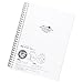 Lihit Lab N1641-1 Twist Notebook, A5, 24 Holes, 70 Leaves, Milky White