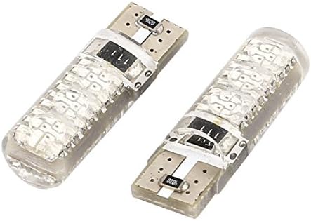 2x EPISTAR 501 W5W T10 6 LED SMD CANBUS ERROR FREE SIDELIGHT BULB WHITE BLUE RED (Red)