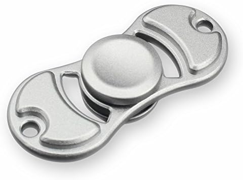 Fidget Spinner, ADHD Focus High Speed Finger Playing or Table Top Spinning, Super Smooth Bearing, Good Blanced Self-Entertainment (silver)