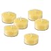 Light In The Dark Set of 72 Yellow Citronella Tealight Candles with Clear Cup Burn 4 Hour – Made from High Scented Citronella to Scare Away Mosquito, Bug and Flies - for Outdoor/Indoor Use