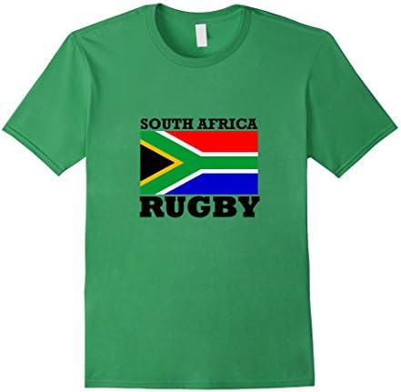 Men's South African Rugby Shirt | Springbok T Shirt | Bokke Tee XL Grass