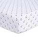 TILLYOU Cotton Collection Woven Fitted Crib Sheet for Baby Boys or Girls, Breathable Soft Natural Sheet for Standard Toddler Bed Mattress, Durable Elastic and Deep Pocket, 28