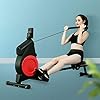 BZLLW-Magnetic-Rowing-Machine-Home-UseSuper-Silent-Indoor-Portable-RowerHome-Gym-Foldable-Rowing-MachineElastic-Cord-Rowing-Machinewith-LCD-Display8-Levels-of-Resistance-Adjustment BZLLW Magnetic Rowing Machine Home Use,Super Silent Indoor Portable Rower,Home Gym Foldable Rowing Machine,Elastic Cord…