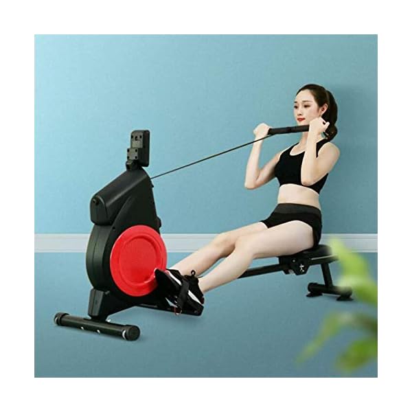 BZLLW-Magnetic-Rowing-Machine-Home-UseSuper-Silent-Indoor-Portable-RowerHome-Gym-Foldable-Rowing-MachineElastic-Cord-Rowing-Machinewith-LCD-Display8-Levels-of-Resistance-Adjustment BZLLW Magnetic Rowing Machine Home Use,Super Silent Indoor Portable Rower,Home Gym Foldable Rowing Machine,Elastic Cord…