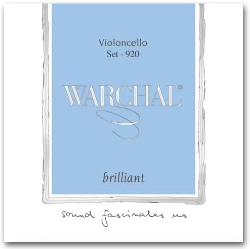 Warchal Brilliant Cello String Set - Synthetic Core - Medium Gauge