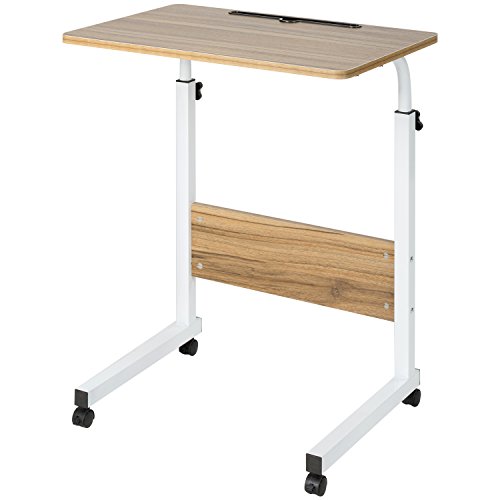 Buy DOEWORKS Side Table, Adjustable Laptop Stand Portable Cart Tray