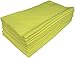 Detailer's Preference Premium Edgeless Microfiber Towels, 350 GSM, Ultra Soft, Lint-Free, Streak-Free, Scratch-Free, Highly Absorbent, for Auto, Home, and Detailing,16x16, 12-Pack, Yellow
