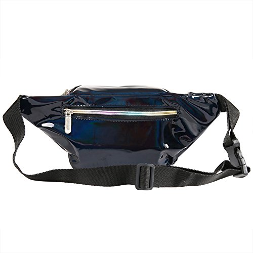 1 Holographic+Fanny+Pack+Women+Adjustable