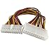 uxcell 29.5cm Computer PSU ATX 24 Pin Male to Female Extension Power Cable