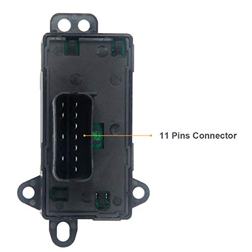 NotoCity Master Power Window Switch 4685732AC Front Left Driver Side for Town & Country Caravan Grand Caravan 2004-2007 - Thumbnail 3