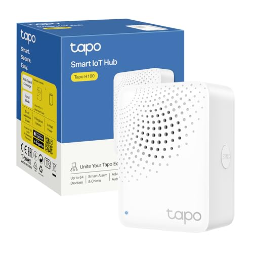 H100 – Concentrador Inteligente con 19 Tonos, Control centralizado del hogar Inteligente, conexión WiFi hasta 64 Dispositivos, Alarma Inteligente, Plug & Play