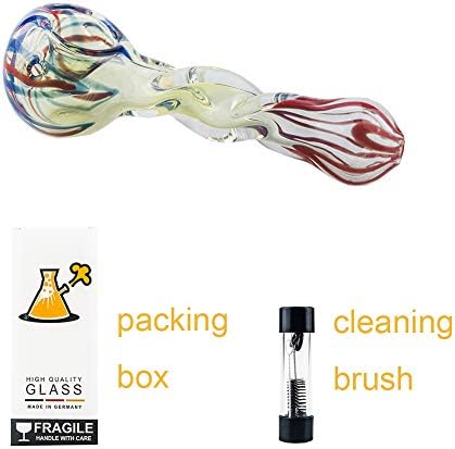 glasspipe Handmade Newest design Transparent spiral pipe to Sell