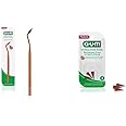 Bundle of GUM Stimulator Permanent Handle with Rubber Tip + GUM Stimulator Refills - 3 Rubber Tips Included - Massager for Gums, Plaque Removal and Gum Health,3ct, 1pk