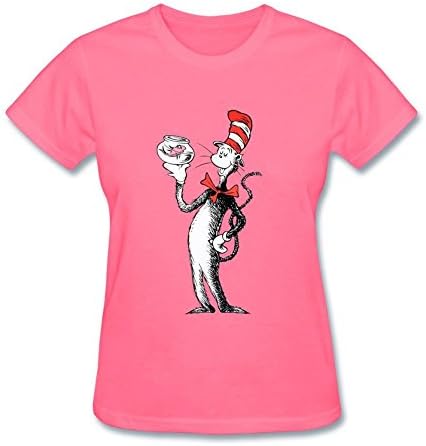 Attmye Women's Dr Seuss Cat In The Hat T shirts