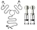 Nipple Clamps Teasers Sex Chain Labia Clamps and Nipple Correction Cups Nipplesuckers Adult Toy for Woman and Couples Safe Bondage BDSM Set