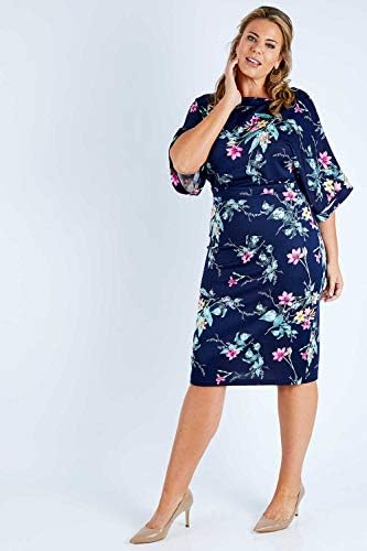 kimono sleeve pencil dress