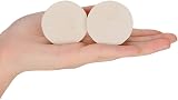 StonyLab 5-Pack 8# White Solid Rubber Stoppers 32mm x 43mm x 31mm Tapered Lab view 5