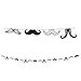 Fun Express - Paper Mustache Party Garland Paper, (2 Inches x 1/2 Inches x 7 Feet) (1-Pack)