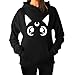 Women's Luna Cat Sailor Moon Hoodies Sweatshirt Black cool