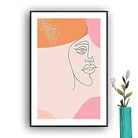 Framed Canvas Wall Art Picasso Poster Print of Woman Canvas Prints Home Artwork Decoration for Living Room,Bedroom - 16x24 inches