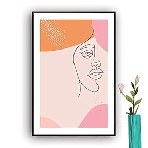Framed Picasso Poster Print of Woman Home Artwork...