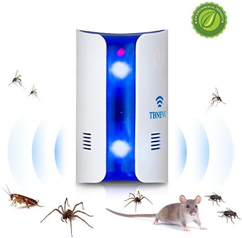 TBNEVG Ultrasonic Pest Repeller &amp; Mouse Repeller Plug in Pest Control - 2018 New Electromagnetic Pest Repellent &amp; Mosquito Repellent for Mice,Rat,Bug,Bedbug,Spider,Roach,Ant,Fly,Flea,Moth