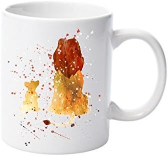 Lion Watercolour Style 'Everything The Light Touches' 11oz Standard Mug by Forever Personal Designs