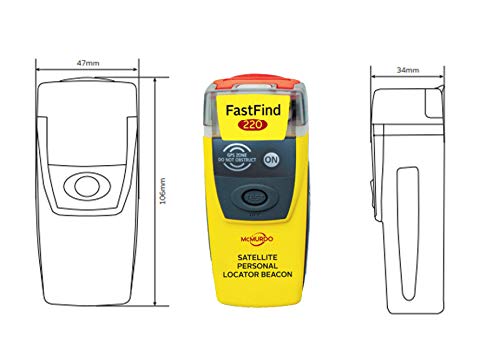 McMurdo FAST FIND 220 Personal Locator Beacon (PLB) (45016) - //coolthings.us