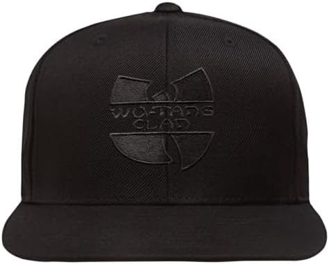 Men's Wu Tang Clan World-Wide Baseball Cap One Size Black at