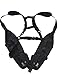 Lewong Universal Hands Free Chest Harness Bag Holster for Two Way Radio (Rescue Essentials) (Vest Harness)