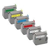 6-Pack Compatible Brother P-Touch M-231 M Tape M-K 131 MK 231 431 531 631 731 Label Tape for Brother PT-65 PT-90 PT-M95 PT-70BM PT-45 Label Maker Tape 12mm 0.5 Inch x 26.2 ft