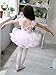 CM-CG Little Girls' Short Sleeve Tiered Tutu Ballet Party Dresses 4-5Y, Pink