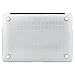 Mosiso Plastic Hard Case with Keyboard Cover with Screen Protector for MacBook Air 13 inch, Light Pure