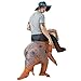 HEYMA Inflatable Dinosaur T-Rex Riding Costume Adult Fancy Dress Costume Inflatable Ride On T-Rex costume