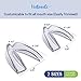 VieBeauti Professional Moldable Mouth Guard, Dental Night Guard for Grinding Teeth, 2 Sizes, 4 Pieces New Upgraded Night Dental for Teeth Grinding,Eliminates Bruxism & Teeth Clenching