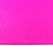 Delidge Silicone Macaron DIY Baking Mold Mat with 20 Circles and 48 Circles on Each Side Pink 11 1/4x8 1/2 Inch