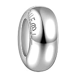 SOUFEEL Logo Charm Stopper 925 Sterling Silver Charms Stopper for Safety Silicone Pad