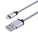 Xcords(TM) 3pcs 3Ft Nylon Braided Charging Cable Data & Sync Charging Cord 8-Pin Lightning to USB Cable Charger Compatible with iPhone6/6s/6 plus/6s plus, iPhone 5/5s/5c,iPad and More