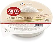 CJ Rice - Cooked White Hetbahn, Gluten-Free & Vegan, 7.4-oz (12 Count), Instant & Micro