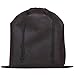 2 Piece Non-Woven Breathable Dust-Proof Drawstring Storage Pouch (Black)