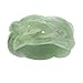 PalmBeach Genuine Green Jade Braided Eternity Ring Sizes 6-12 Size 8