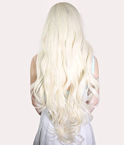  white blonde hair wig