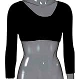 Basic 3/4 Sleeve Jersey Sleevey Wonders Size L Black