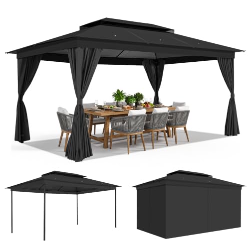 COBIZI 10x15 Outdoor Gazebo Review: Soft Top Shelter with Privacy Curtains image 17