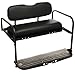 EZGO Marathon (Pre-1994) Golf Cart Classic Rear Flip Back Seat Kit - Black Cushions