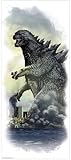 RoomMates Godzilla City Wall Graphix Peel and Stick Wall Decals