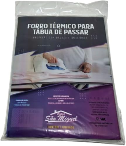 Capa para Tábua de Passar Roupa com Forro Térmico e Espuma, Proteção para Tábua de Passar.(TAMANHO G)