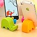 Mziart 5Pcs Lovely Cartoon Mini Elephant Shaped Smart Phone Cellphone Stand Holder Mount for Apple iPhone 6 6S Plus 5S 4S iPad 2 3 4 Air Mini Retina Tablet Samsung Galaxy Note HTC Nexus(Multicolor)