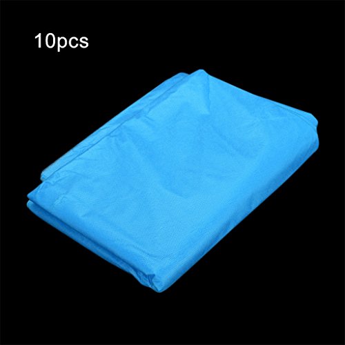 image for D DOLITY Pack 10pcs Disposable Bed Sheets Non-Woven Waterproof Bed Cov