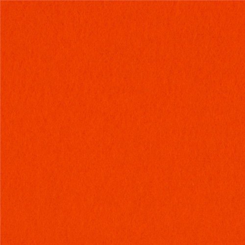 60'' Wide Sweater Fleece Blaze Orange Fabric By The Yard